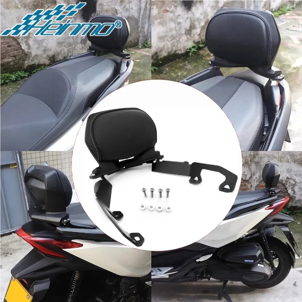 เบาะพนักพิงหลัง หนังนิ่ม ถอดออกได้ อุปกรณ์เสริม สําหรับ Honda Forza350 2021 2022 2023