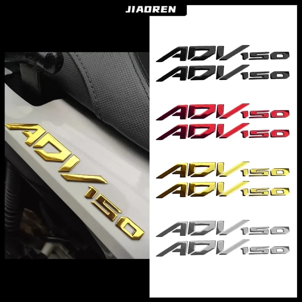 สามมิติสติกเกอร์พลาสติกอ่อนสําหรับรถจักรยานยนต์ ADV160 ADV150 Body สติกเกอร์ตกแต่ง Adv 160 Adv 150 Adv 160 Adv 150 อุปกรณ์เสริม Decals