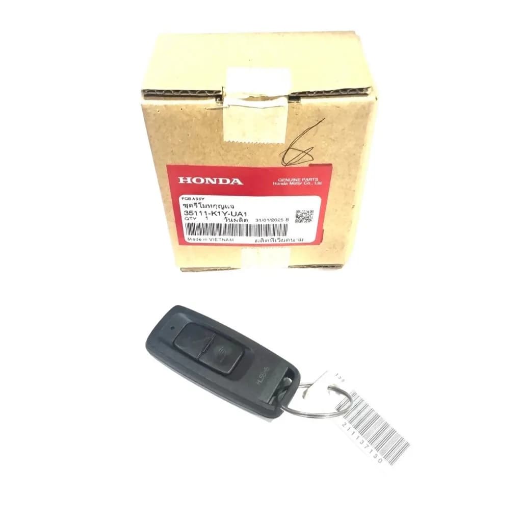 ชุดรีโมทกุญแจสมาร์ทคีย์ แท้ศูนย์ HONDA CLICK125 (2023) ADV160 GIORNO PCX160 (2021-2025) รหัส 35111-K1Y-UA1