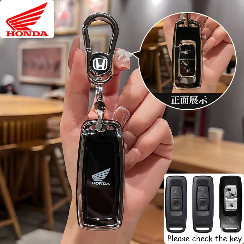 ฝาครอบกุญแจรีโมทสําหรับรถจักรยานยนต์ฮอนด้า Adv/Forza/Click/PCX 160/Scoopyi /Air Blade/Giorno/Vision/Lead/Winnerx V3/Wave 125i 2026 พวงกุญแจเปลือกกุญแจ