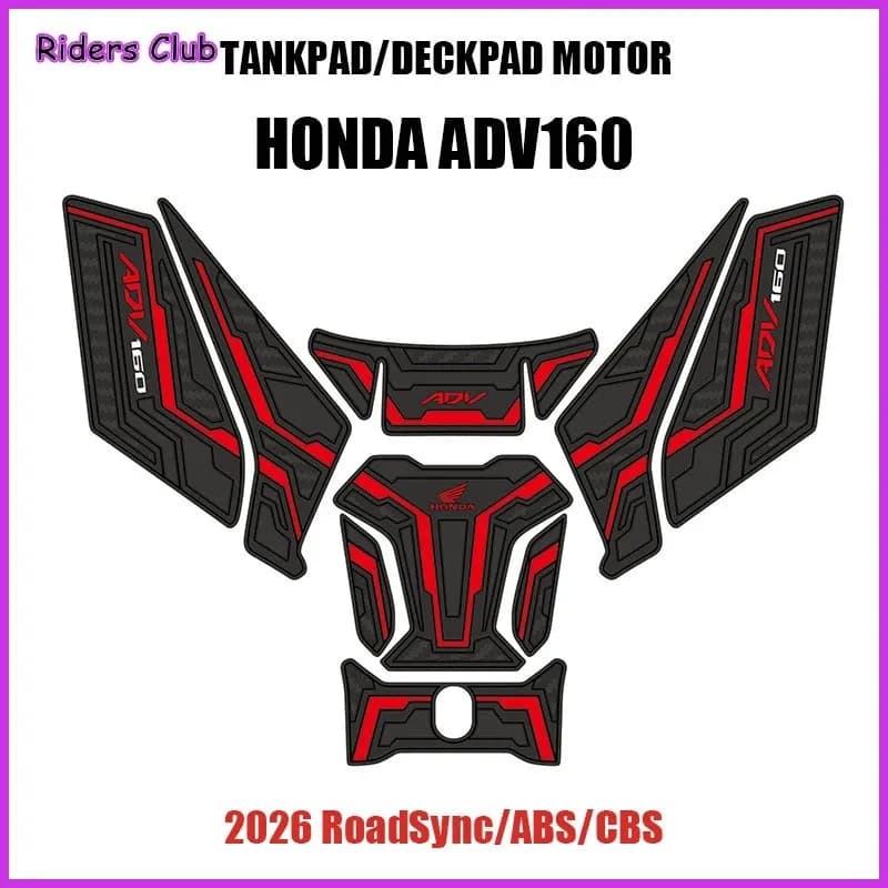 Honda ADV160 2026 ยางกันรอย ถังน้ำมัน สติ๊กเกอร์ กาว3M มีให้เลือก หลายสี ยกชุด Motorcycle Tankpad