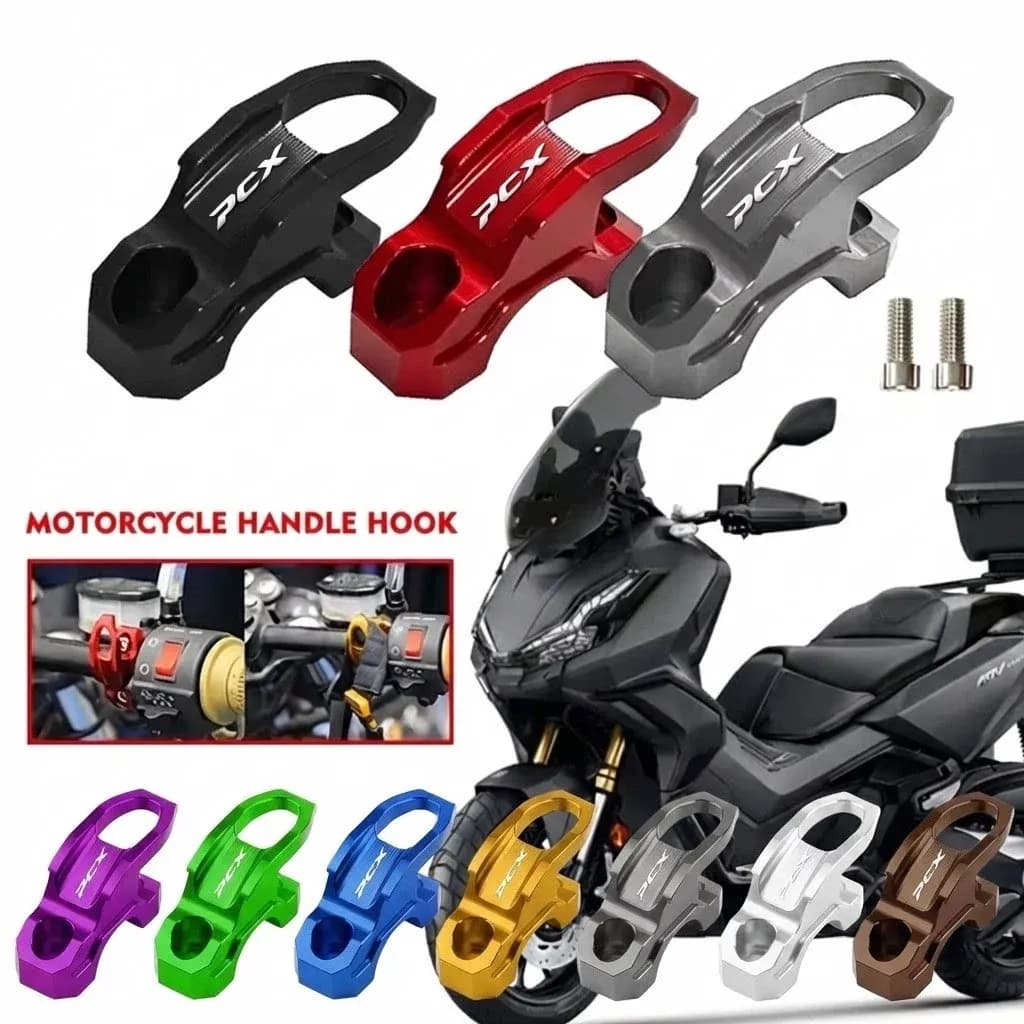 ตะขอเกี่ยวมอเตอร์ไซค์ Honda PCX 150 160 ADV 160 CNC รถจักรยานยนต์ ตะขอ ฮอนด้า หมวกกันน็อค พีซีเอ็กซ์ อลูมิเนียมอัลลอยด์