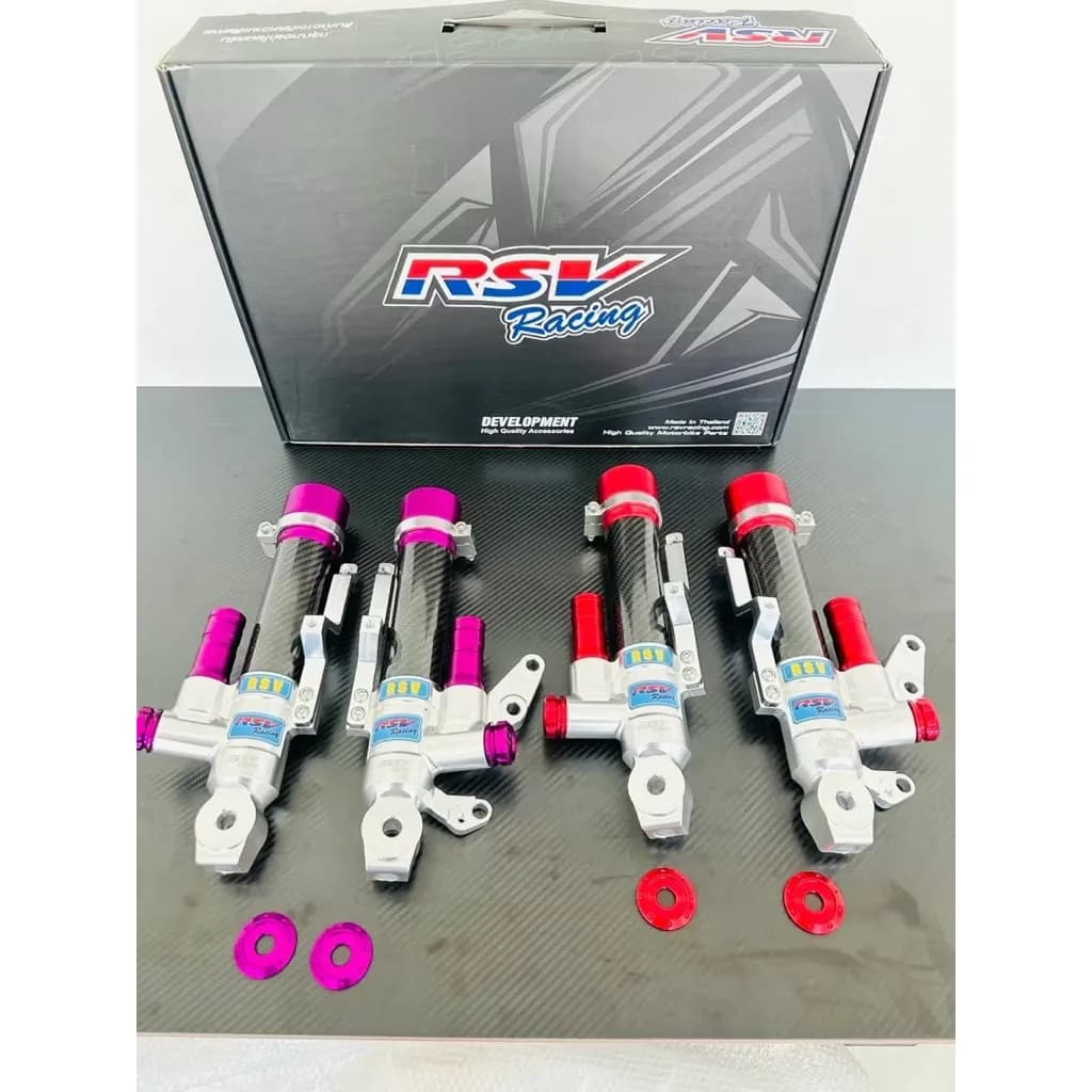 กระบอกโช๊คหน้า Forza350 + คาร์บอน ปั้มหูชิด40มิล จาน300มิล แจ้งสีได้ในแชท