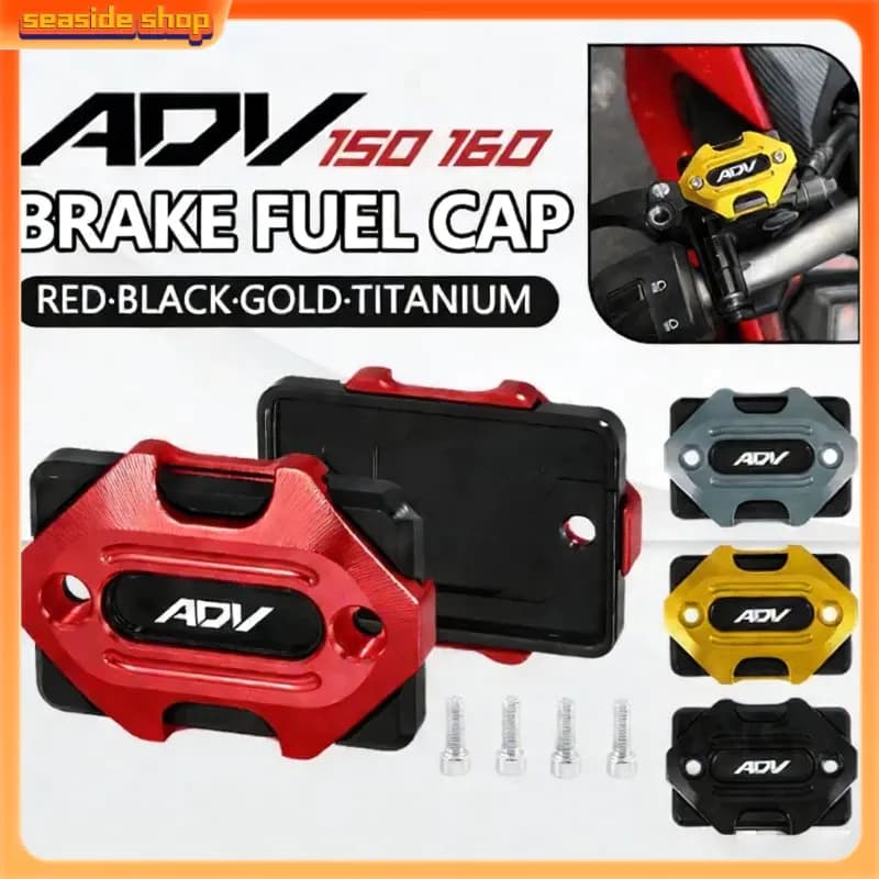 COD อุปกรณ์เสริมฝาถังน้ำมันเบรกหน้ารถจักรยานยนต์ CNC สําหรับ HONDA ADV150/ADV160/ADV350