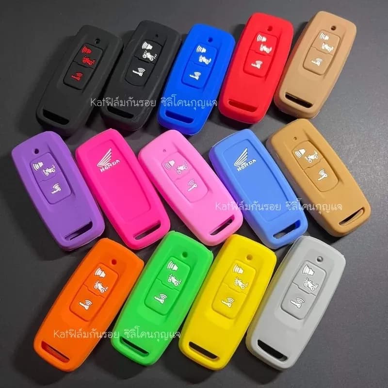 pcx160 ซิลิโคน Giorno Lead125 Click160 Adv350 ซิลิโคนรีโมท Pcx2021-2026 ซิลิโคนหุ้มกุญแจ เคสกุญแจ พร้อมจัดส่ง
